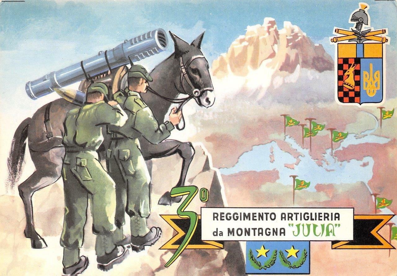 Український Тризуб в емблематиці Італійської армії