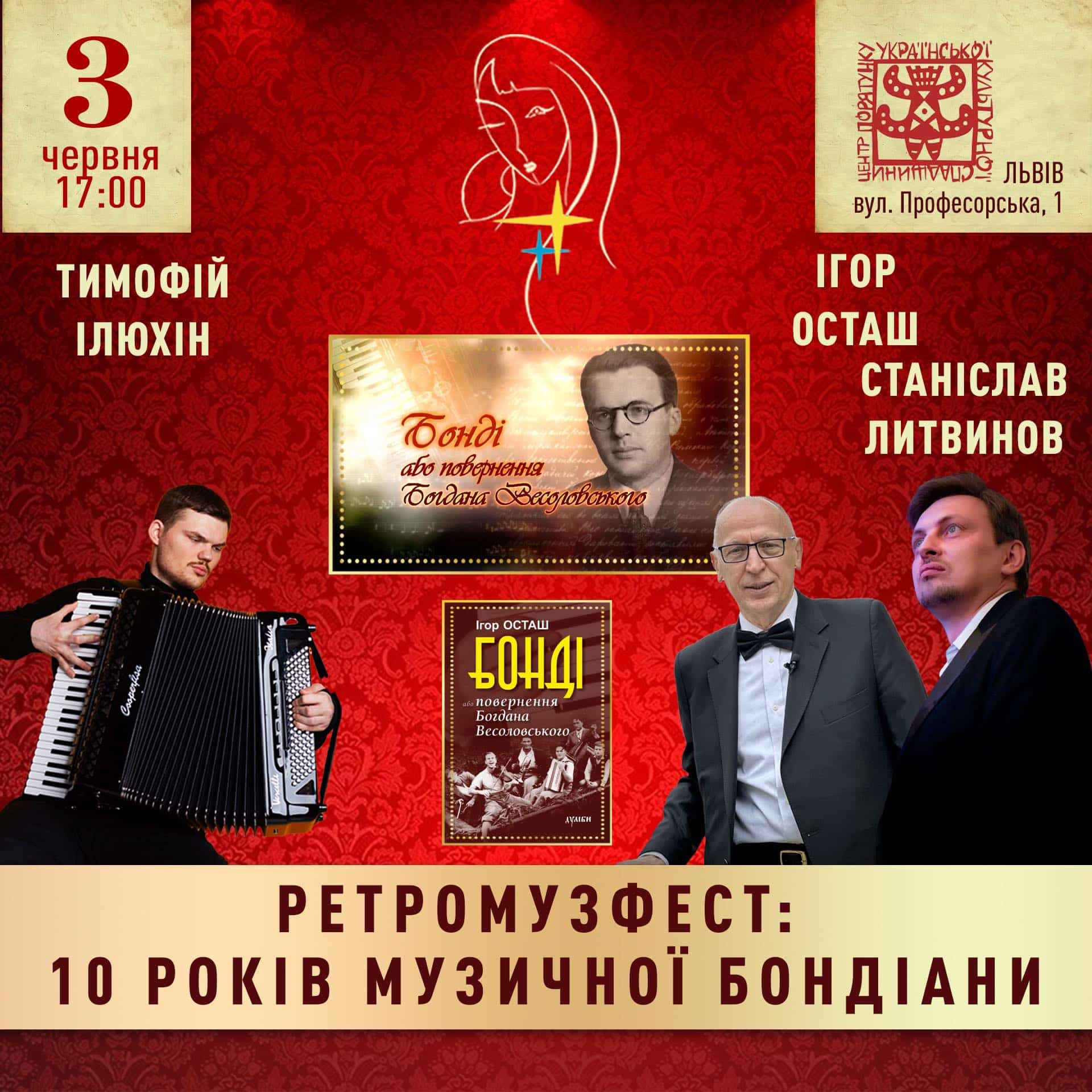 Бібліотека запрошує на "РетроМузФест: 10 років музичної бондіани" РетроМузФест: 10 років музичної бондіани